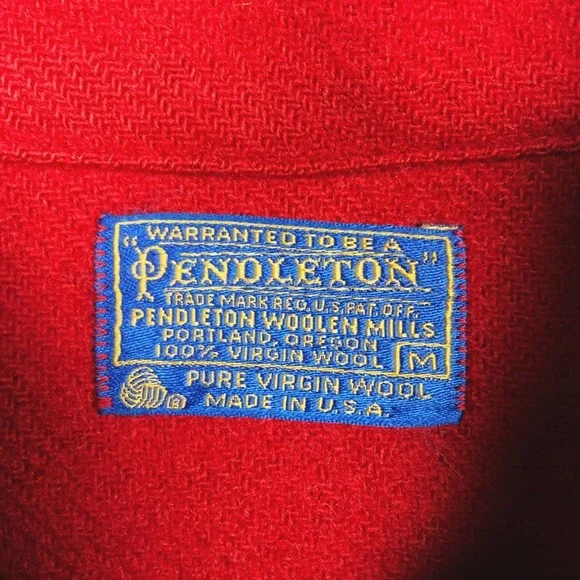 Vintage Pendleton Wool Mackinaw Cruiser Jacket Military & Field